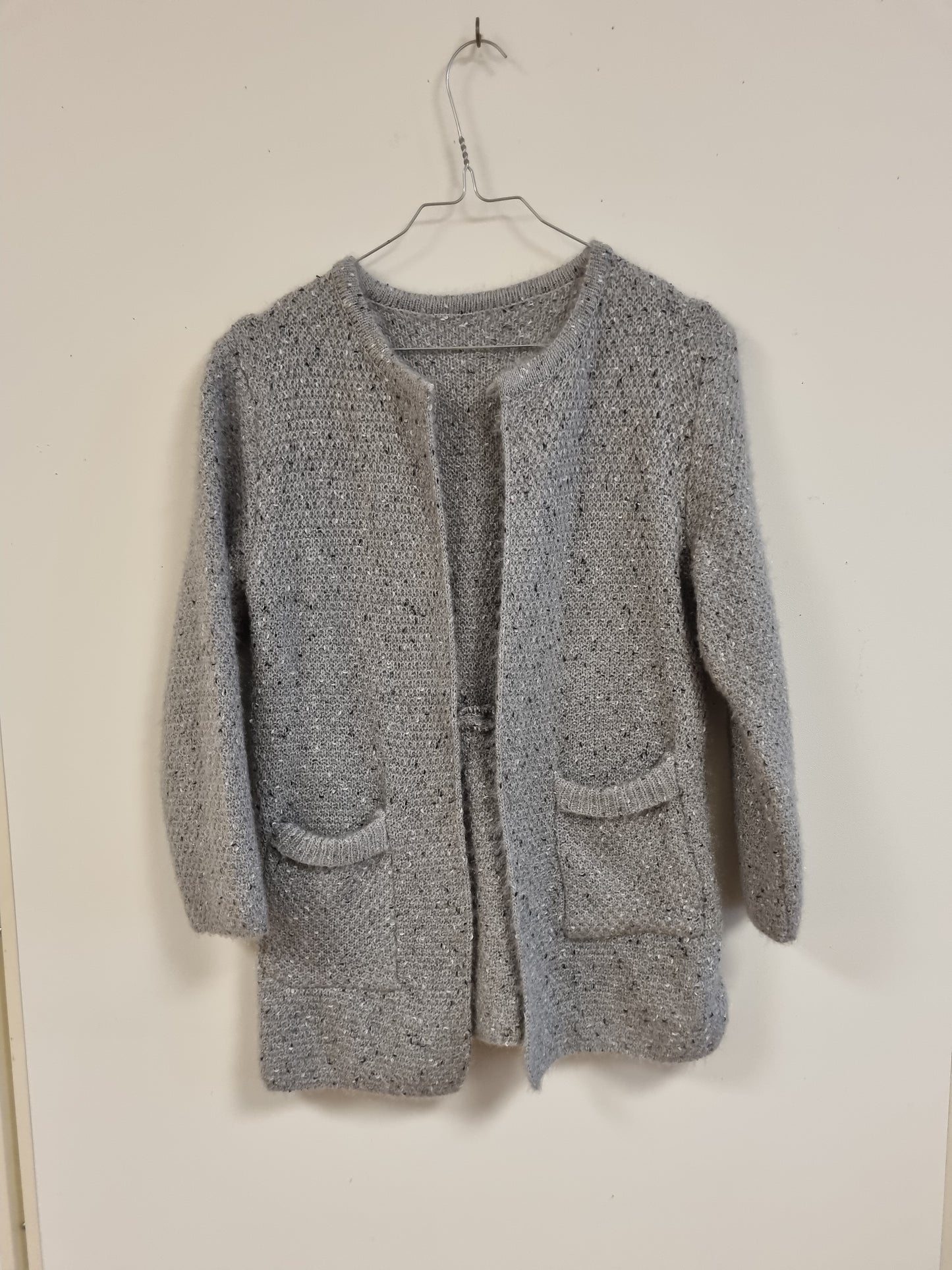 Grå cardigan - M/L