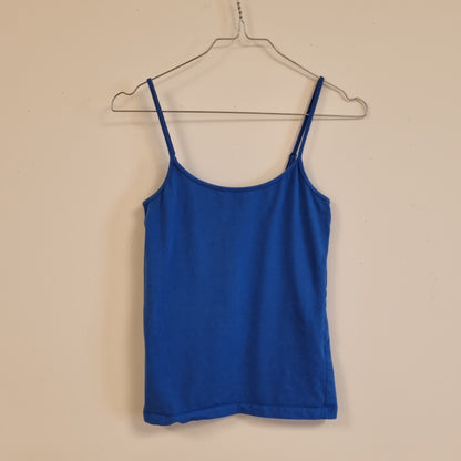 Blå singlet - M