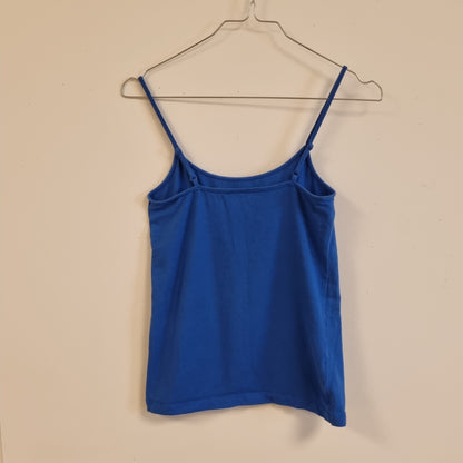 Blå singlet - M