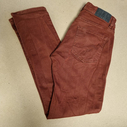Rustbrun bukse med regular fit - 30/30