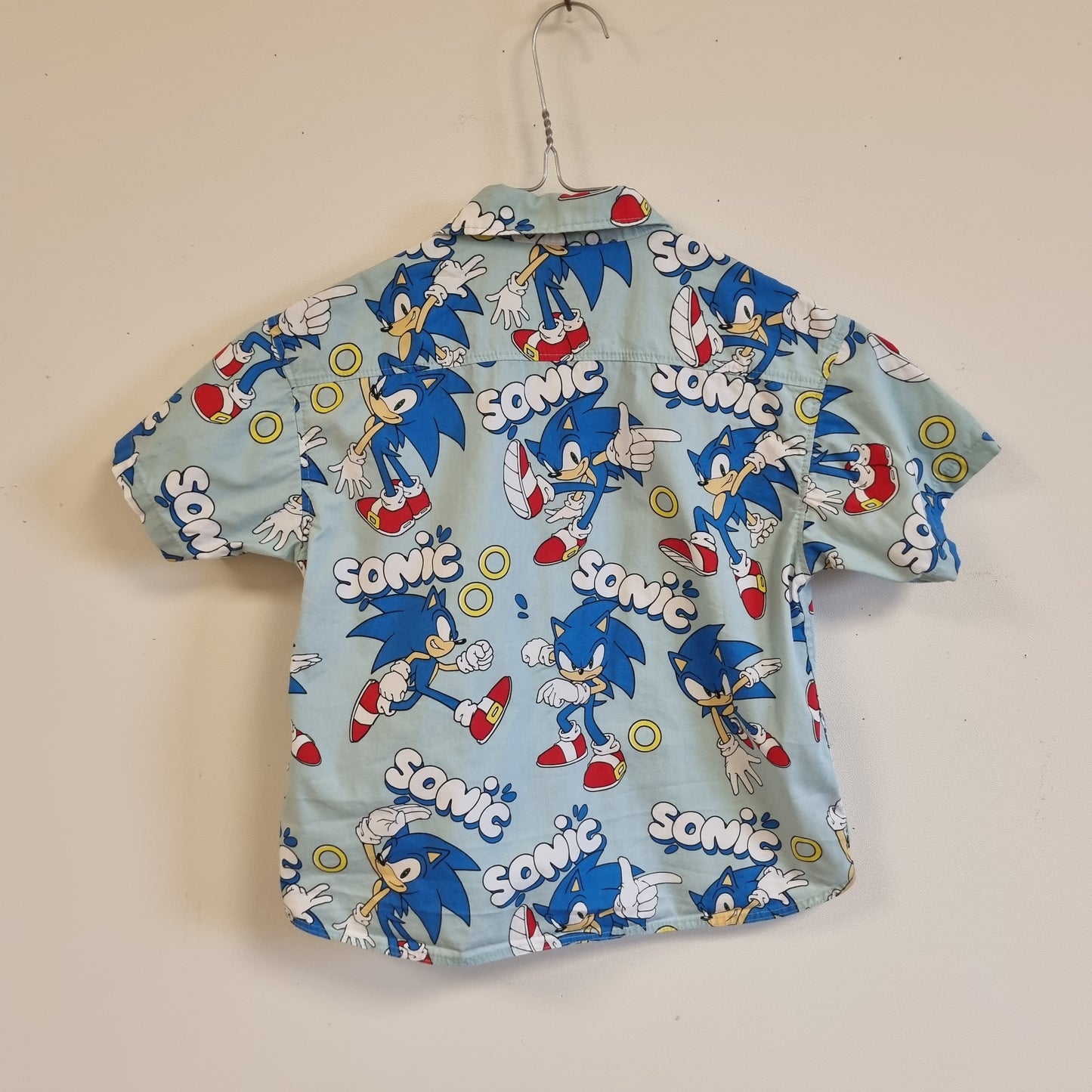 Lyseblå Sonic-skjorte - 110