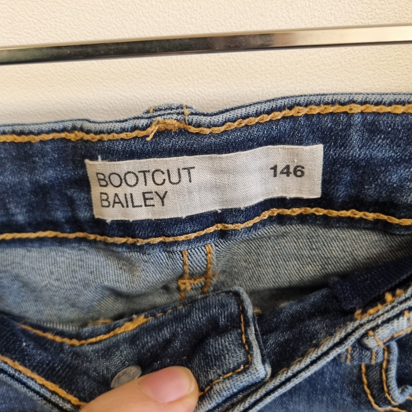 Blå Bailey bootcut-jeans - 146