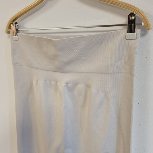 Kremhvit treningstights - 3XL