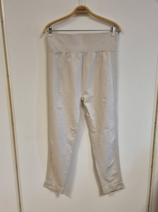 Kremhvit treningstights - 3XL