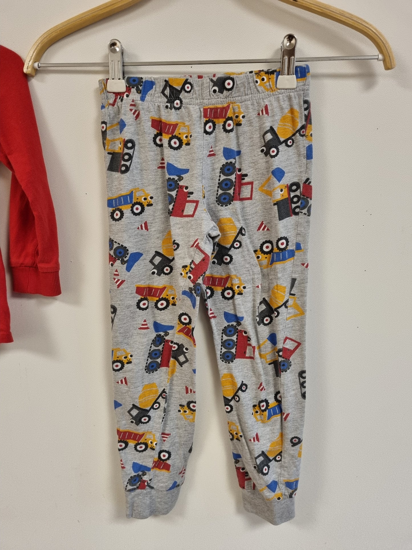 Pysjamas med anleggsmaskiner - 110/116