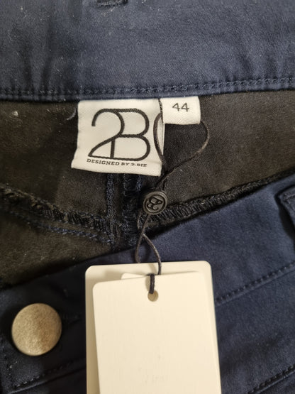 Marineblå bukse / 2-Biz - 44