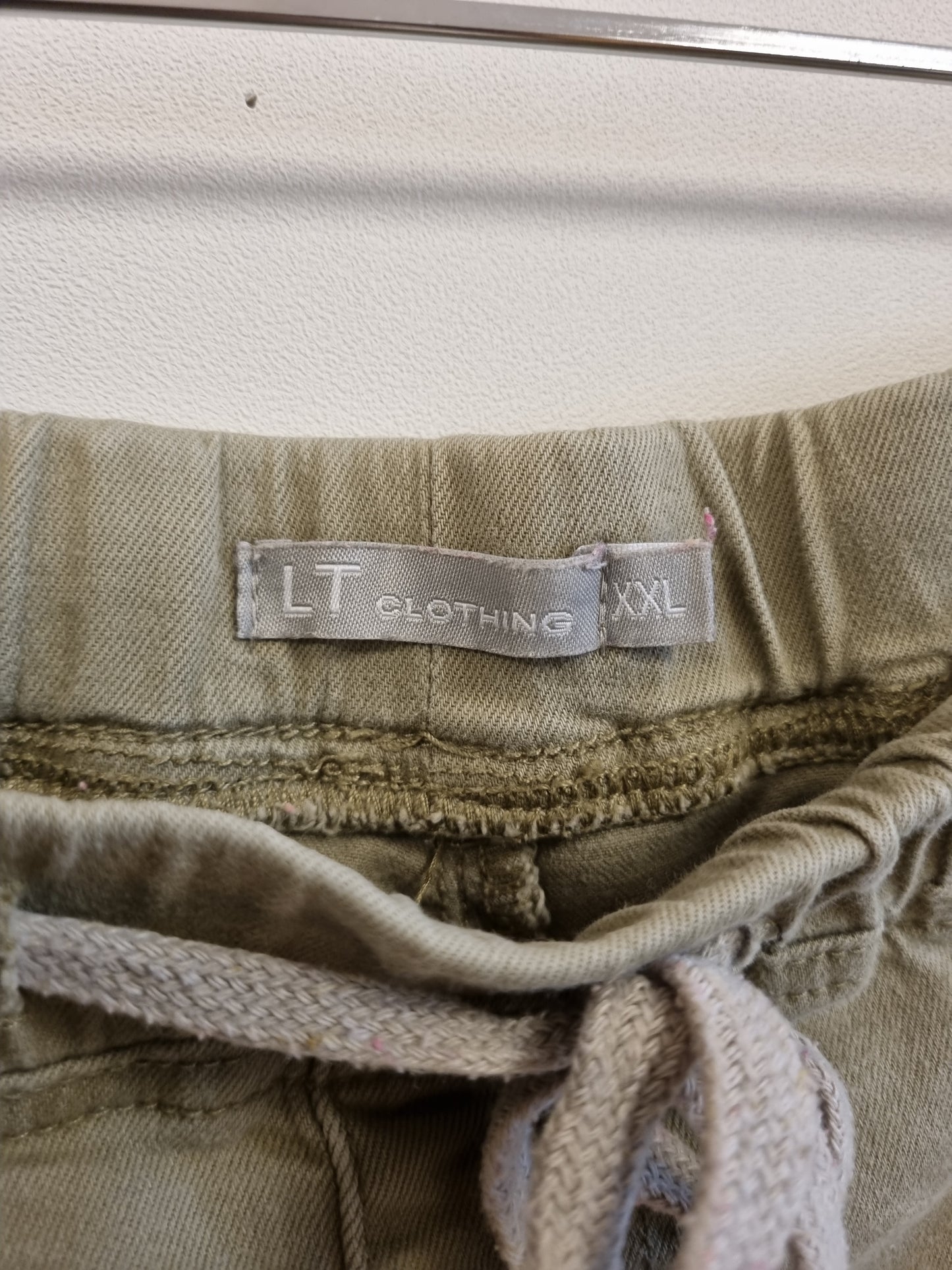 Lys beige cargobukse - XXL