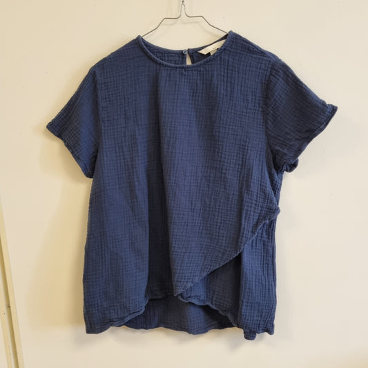Mørk blå ammetopp / H&M Mama – M
