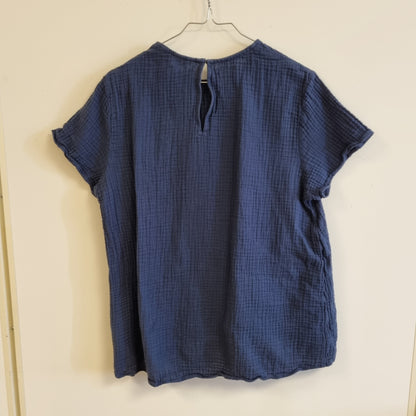Mørk blå ammetopp / H&M Mama – M