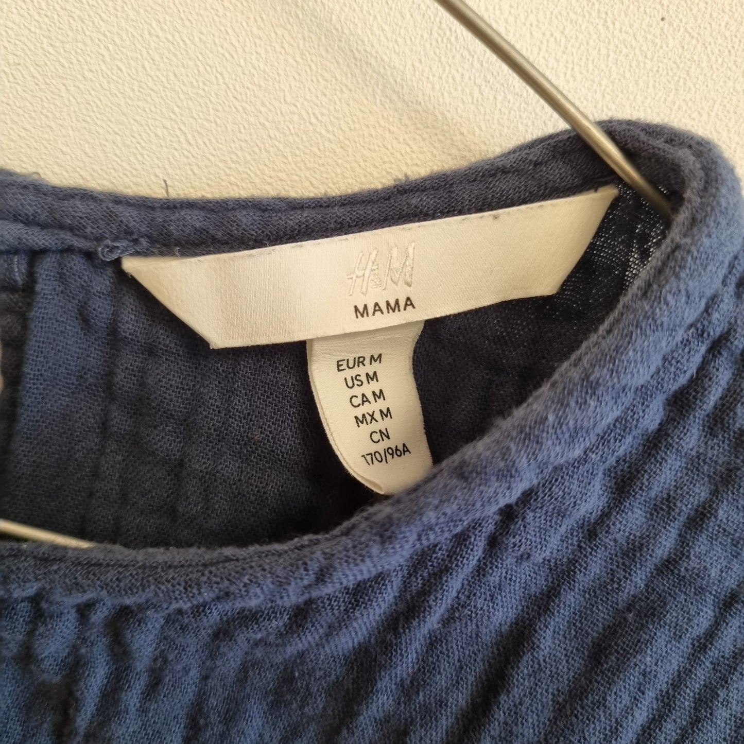 Mørk blå ammetopp / H&M Mama – M
