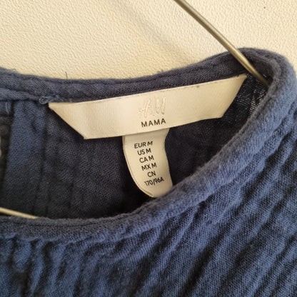 Mørk blå ammetopp / H&M Mama – M