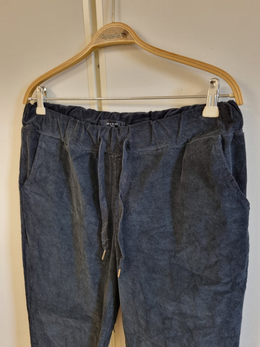 Mapp mørkeblå cordbukse - L/XL