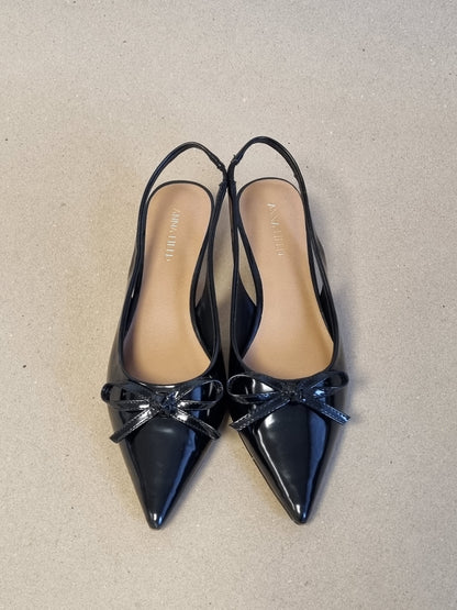 Anna Field / Slingback sko med sløyfe - 37