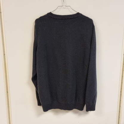 Vintage svart strikkegenser / Lacoste – L