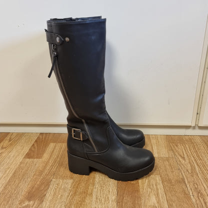 Svarte høye boots – 41