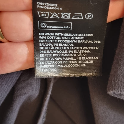 Svart amme-singlet - M