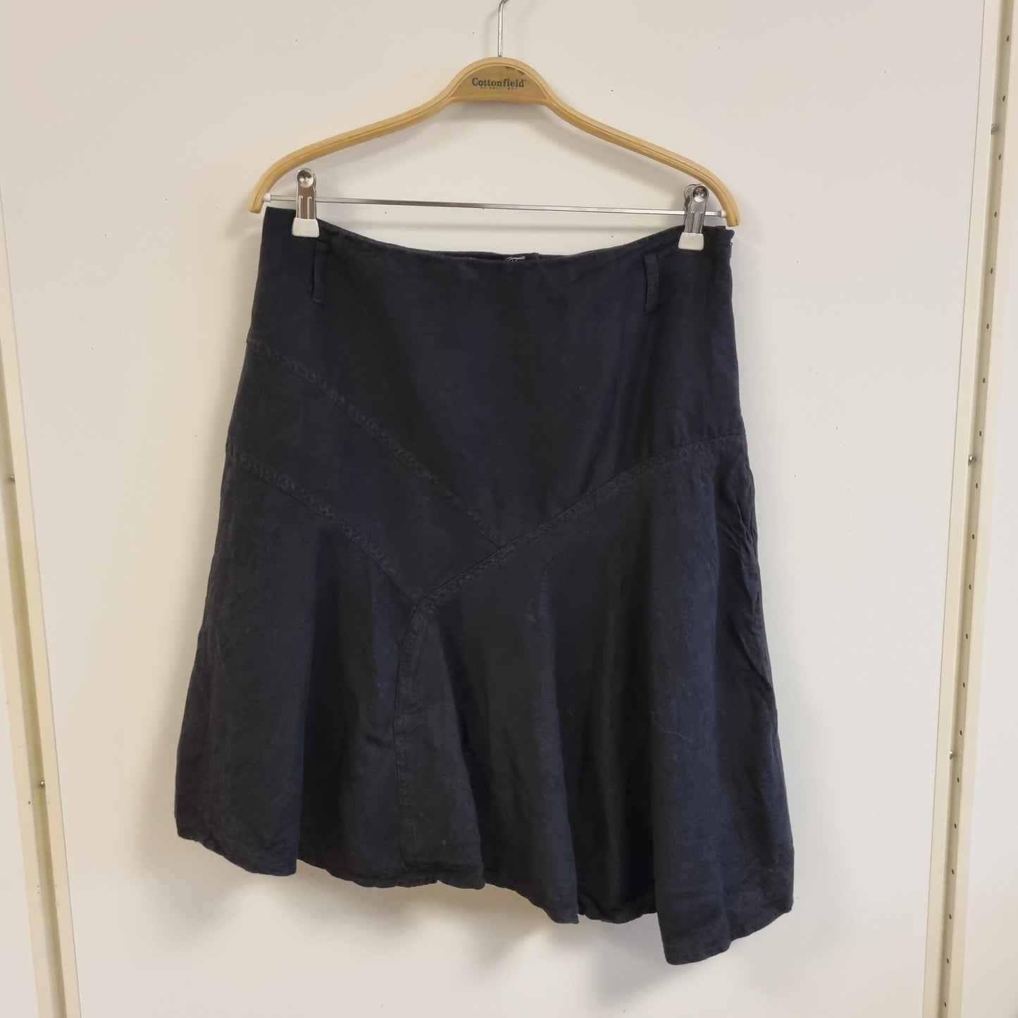 Vintage svart linskjørt - 40