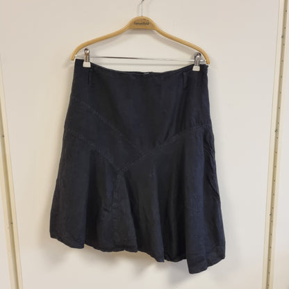 Vintage svart linskjørt - 40