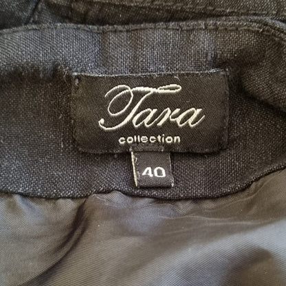 Vintage svart linskjørt - 40