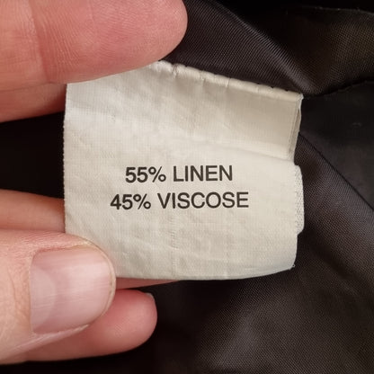 Vintage svart linskjørt - 40