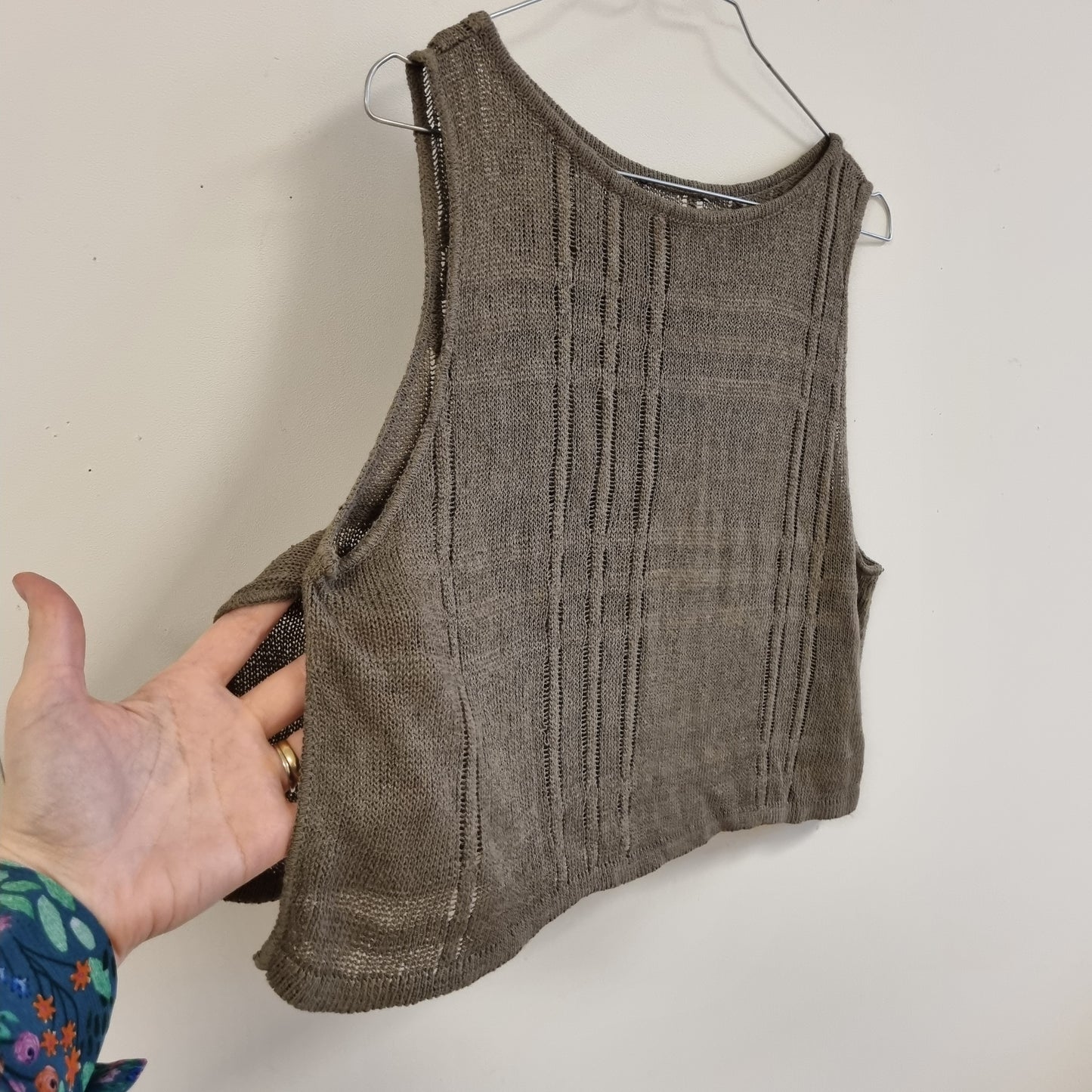 Italiensk Y2K vintage strikkevest