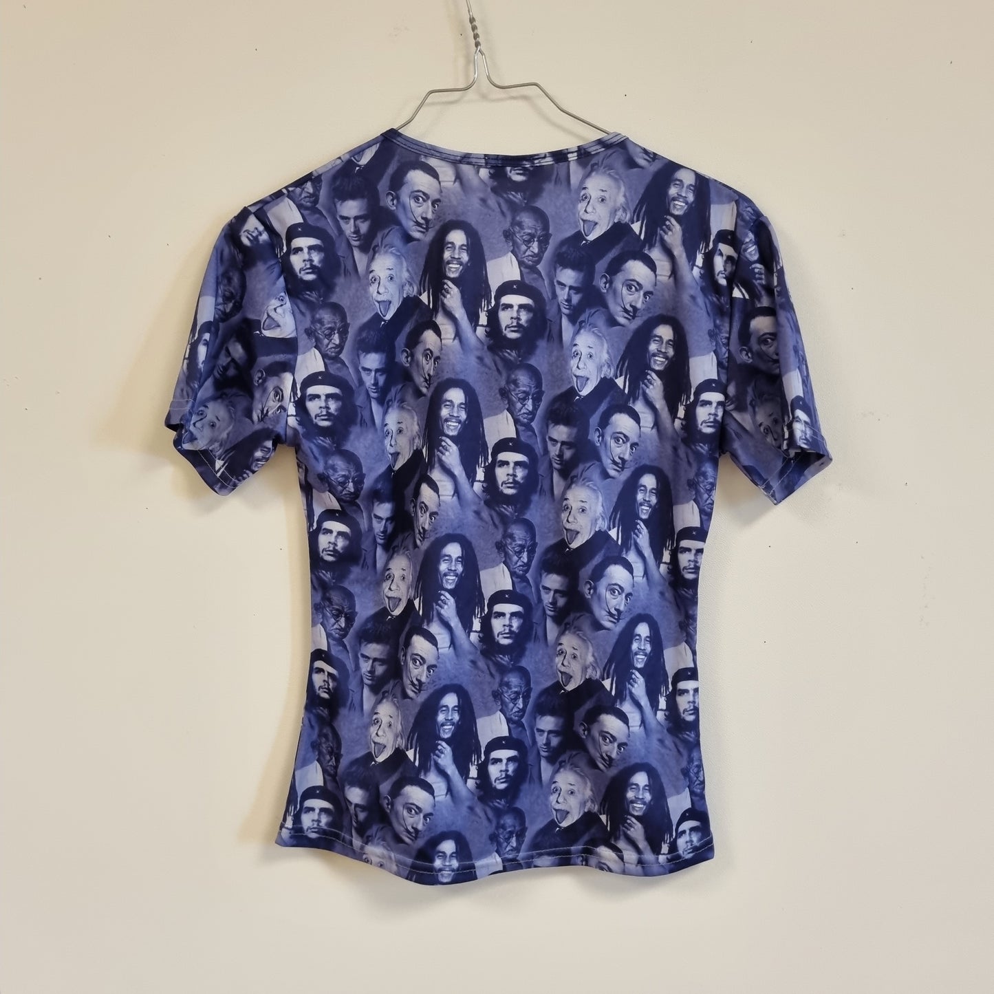 Vintage topp med portrettprint / Arc en Ciel – ca. S/M