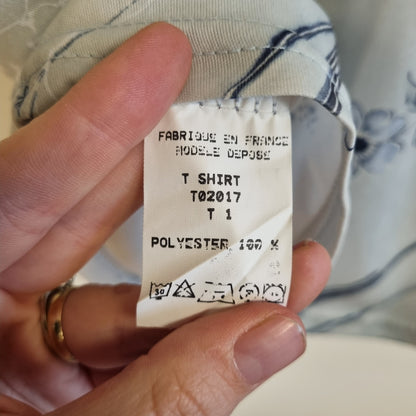 Vintage blomstret topp / Arc en Ciel – S