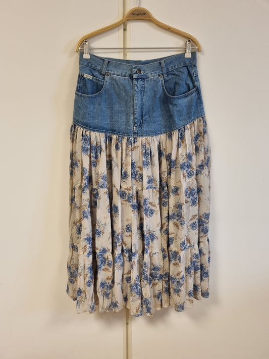 NY! Vintage FORCE hybrid-maxiskjørt – 42