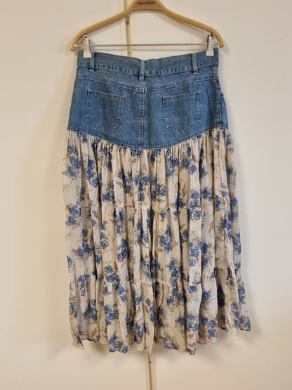 NY! Vintage FORCE hybrid-maxiskjørt – 42