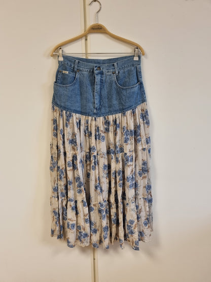 NY! Vintage FORCE hybrid-maxiskjørt – 40
