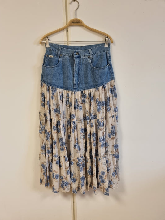 NY! Vintage FORCE hybrid-maxiskjørt – 40