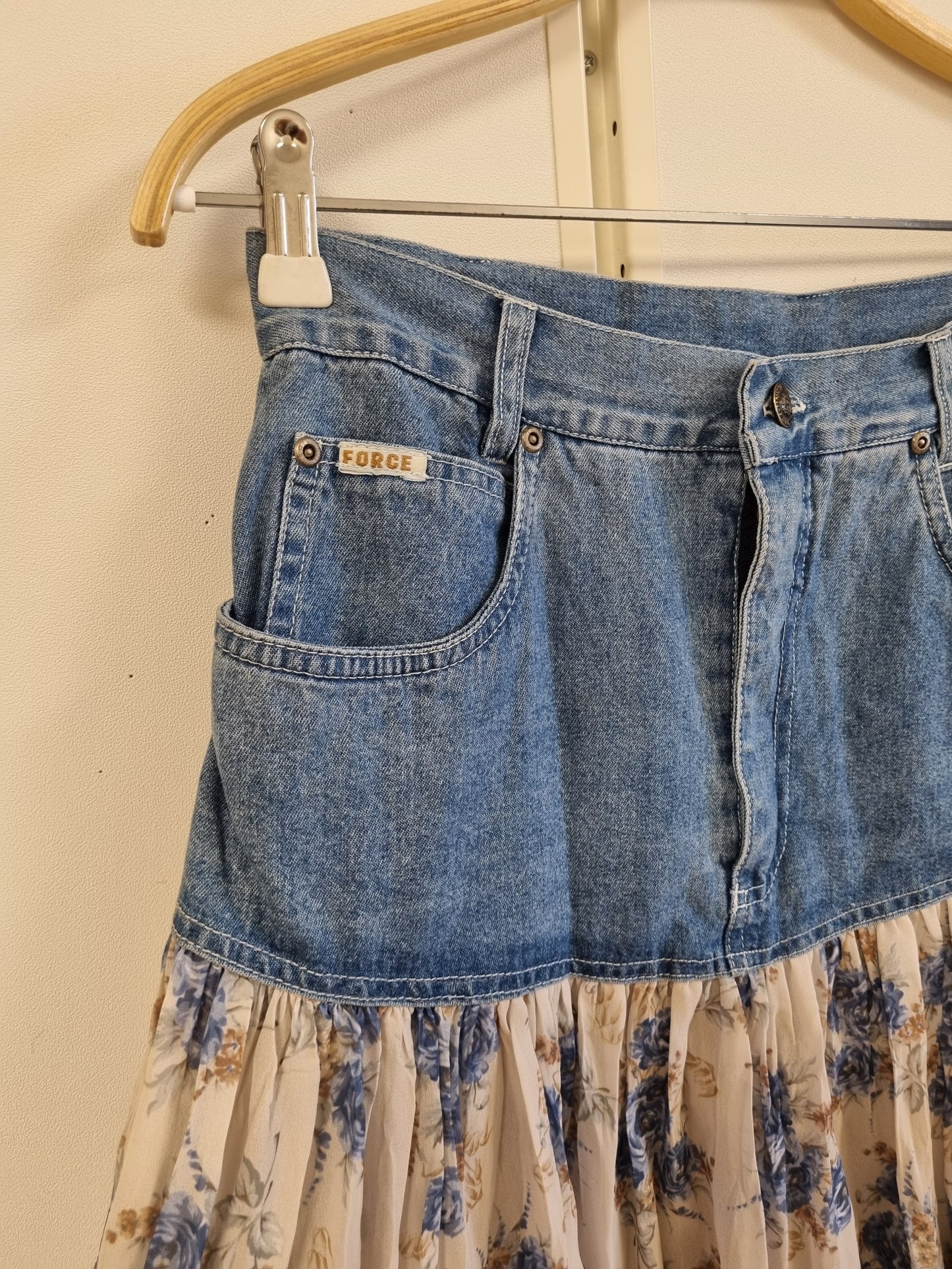NY! Vintage FORCE hybrid-maxiskjørt – 40