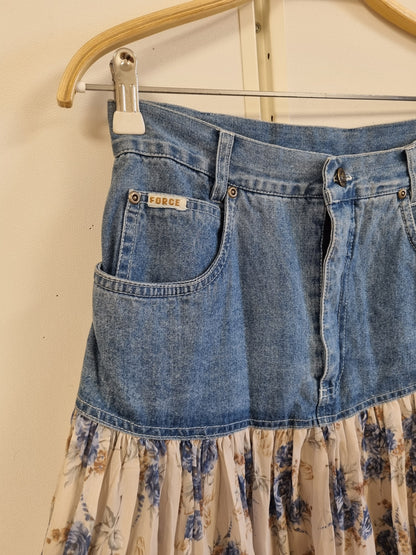 NY! Vintage FORCE hybrid-maxiskjørt – 40