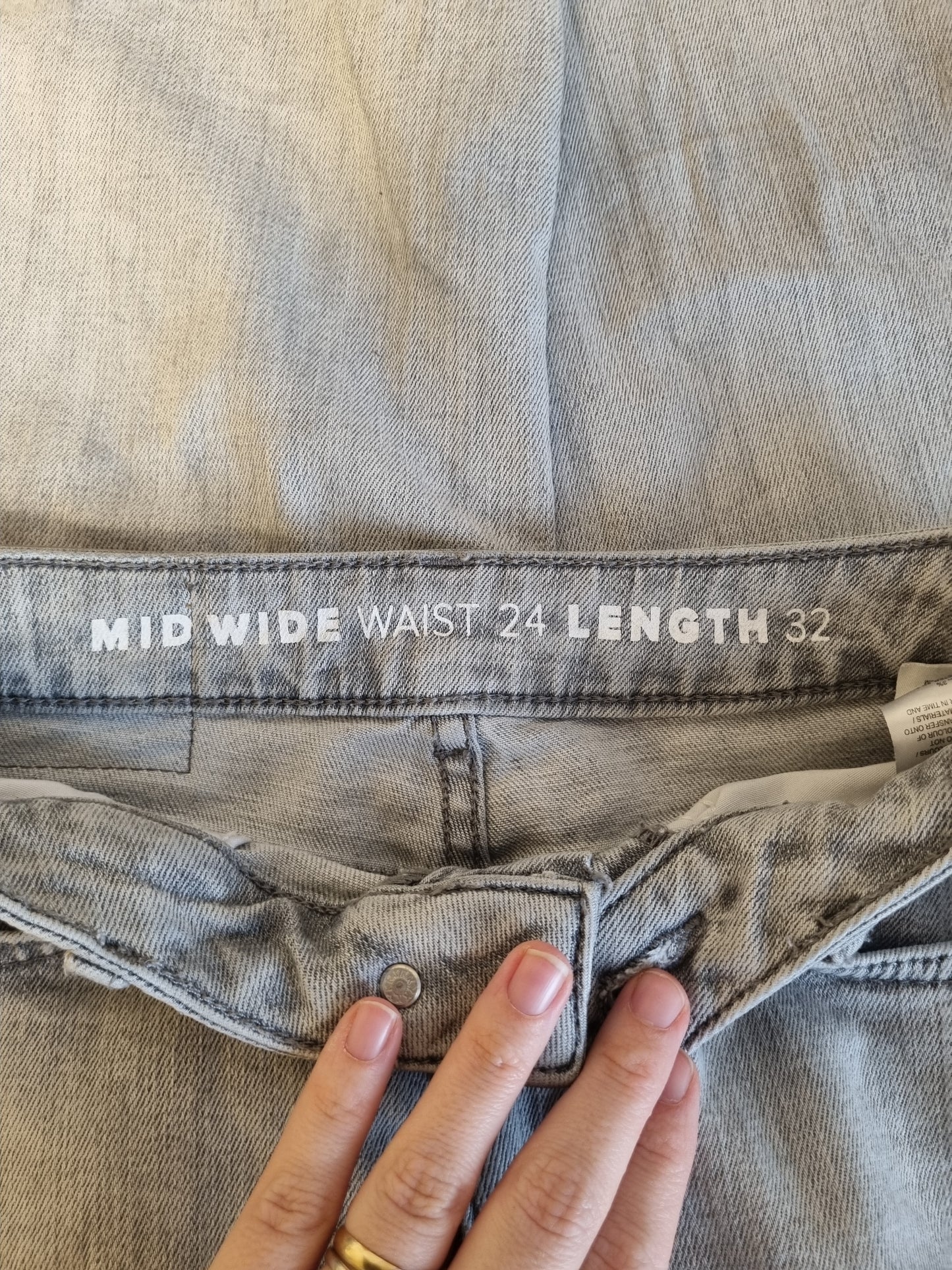 Never Denim Mid Wide jeans – W24/L32