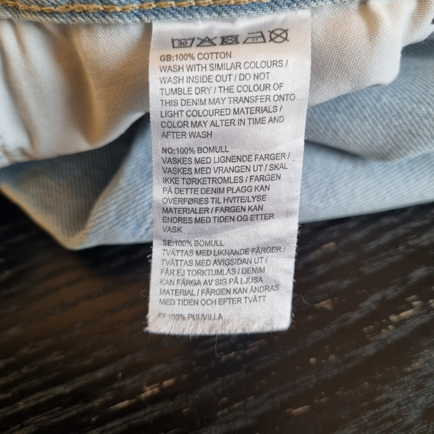 Never Denim Low Straight jeans – W24/L32