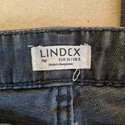 Mørkegrå Fay-jeans med rette ben – 34