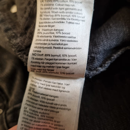 Mørkegrå Fay-jeans med rette ben – 34