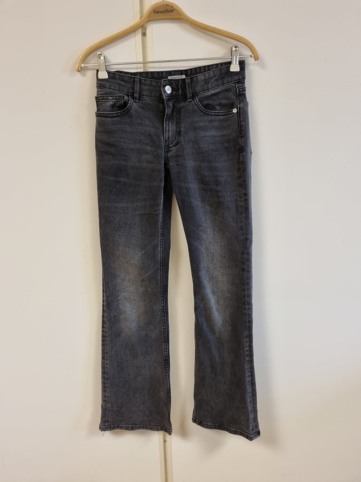 Mørkegrå Fay-jeans med rette ben – 34