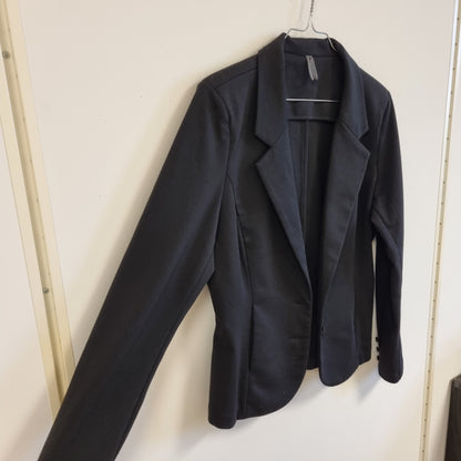 Svart klassisk blazer – L