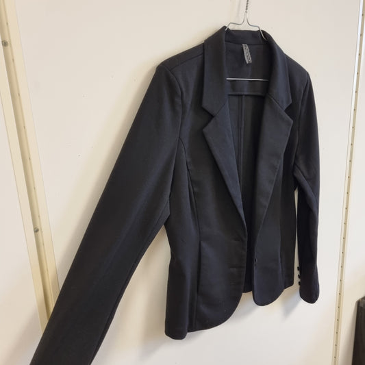 Svart klassisk blazer – L
