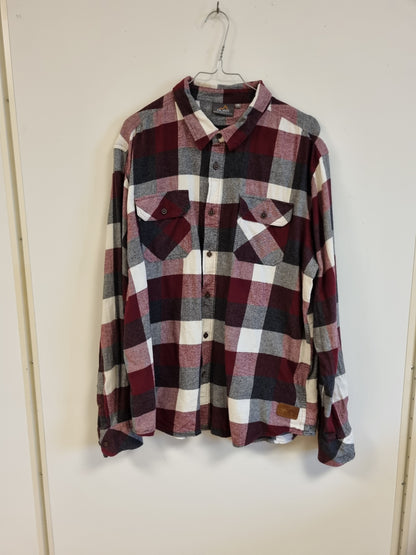 Rutete skjorte i 100% bomull – 2XL
