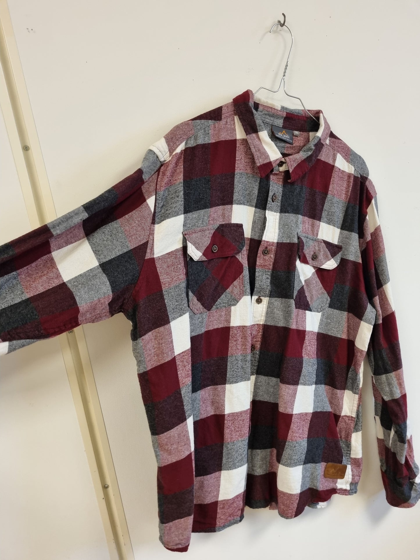 Rutete skjorte i 100% bomull – 2XL