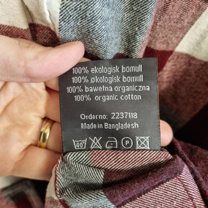 Rutete skjorte i 100% bomull – 2XL