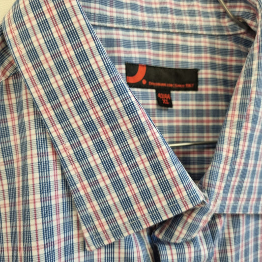 Smårutete skjorte – 43/44 (XL)