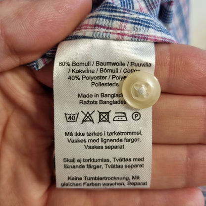 Smårutete skjorte – 43/44 (XL)