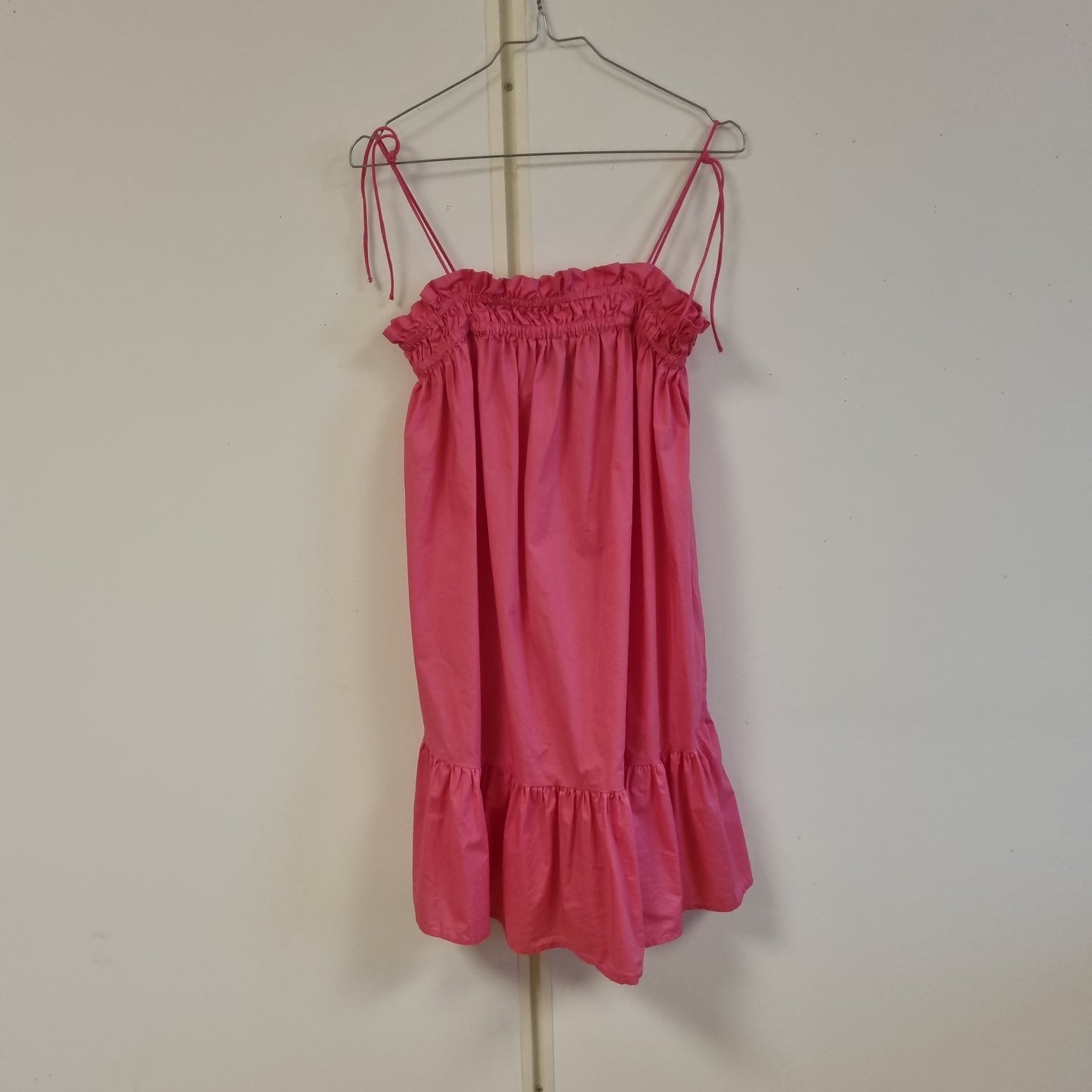 Rosa sommerkjole i 100% bomull – 34