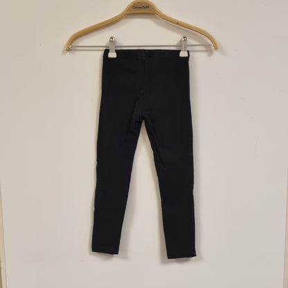 Svart leggings med enhjørninger – 110