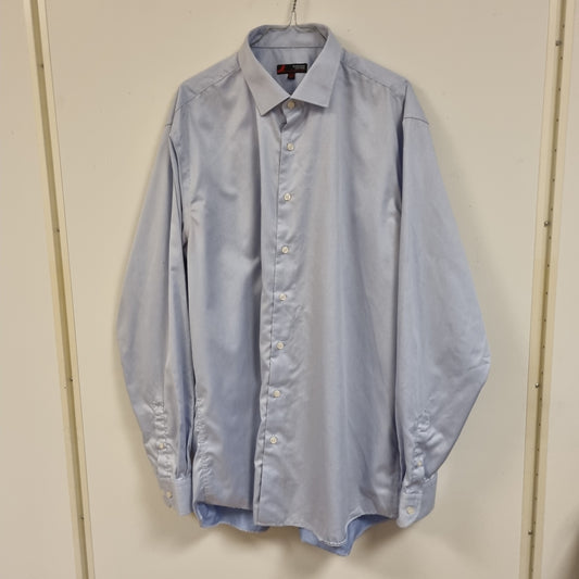 Lyseblå skjorte i 100% egyptisk bomull – 45/46 (2XL)