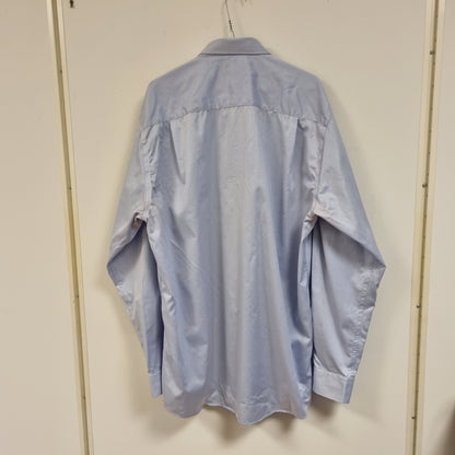 Lyseblå skjorte i 100% egyptisk bomull – 45/46 (2XL)