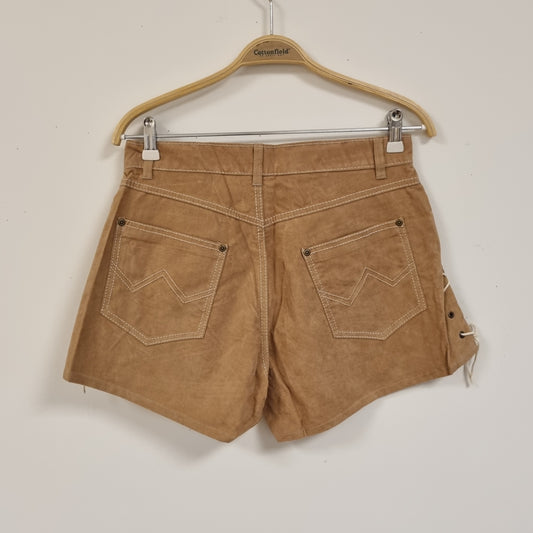 Vintage westernshorts med snøring – 42